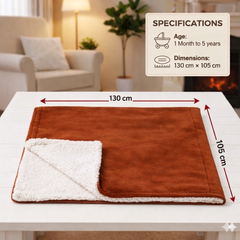 BRANDONN Newborn Baby Blanket Gift Pack – Fluffy Crib Swaddle Wrapper, 1 Pc (1 Month–5 Years)