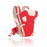 BRANDONN 5-in-1 Front Baby Carrier with Waist Belt (Wine)