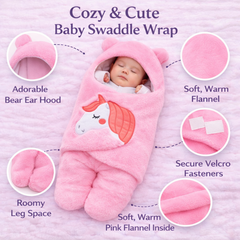 BRANDONN Newborn Baby Blanket Gift Set – Pack of 2 Swaddle Wraps (0–12 Months)