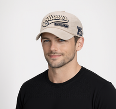 BRANDONN Unisex Casual Cotton Sports Cap with Breathable Design & Sun Protection