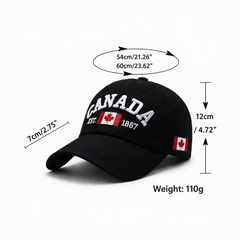 BRANDONN Unisex Casual Cotton Sports Cap with Breathable Design & Sun Protection