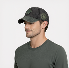 BRANDONN Unisex Casual Cotton Sports Cap with Breathable Design & Sun Protection