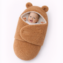 BRANDONN Hooded Baby Blanket & Bath Towel for Newborns (0–9 Months)