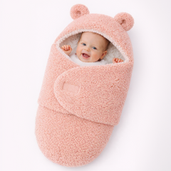 BRANDONN Hooded Baby Blanket & Bath Towel for Newborns (0–9 Months)