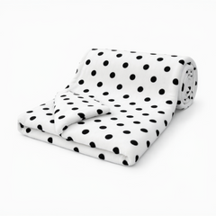 BRANDONN Newborn Baby Swaddle Blanket Gift Pack – Polka Print, 100 x 75 cm (0–12 Months)