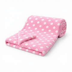 BRANDONN Newborn Baby Swaddle Blanket Gift Pack – Polka Print, 100 x 75 cm (0–12 Months)