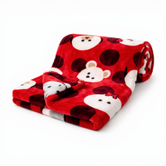 BRANDONN New born Baby Blanket Gift Pack of Crib Swaddle Sheet Wrapper Puppies & leopard Prints Pack of 1 Pc, (0 - 12 Months)