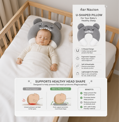 BRANDONN Baby U-Shaped Neck Support & Feeding Pillow