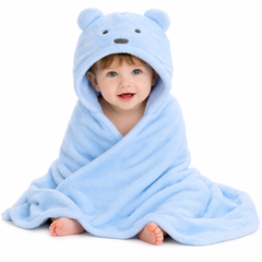 BRANDONN UltraSoft Hooded Baby Bath Towel
