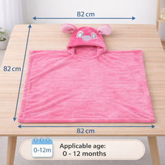BRANDONN UltraSoft Hooded Baby Bath Towel