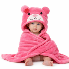 BRANDONN Newborn Hooded Baby Swaddle Blanket – Crib Wrapper (82 x 82 cm, 0–12 Months, 1 Pc)