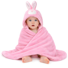 BRANDONN UltraSoft Hooded Baby Bath Towel
