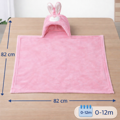 BRANDONN Newborn Hooded Baby Swaddle Blanket – Crib Wrapper (82 x 82 cm, 0–12 Months, 1 Pc)
