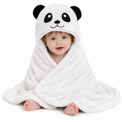 BRANDONN UltraSoft Hooded Baby Bath Towel