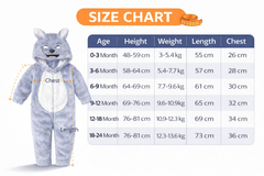 BRANDONN Baby Winter Fleece Romper – Hooded Warm Flannel Jumpsuit for Boys & Girls