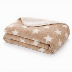 BRANDONN Newborn Baby Swaddle Blanket Gift Pack – Star Print Crib Wrapper (0–12 Months, 1 Pc)
