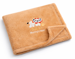 BRANDONN Baby Blanket Gift Set – Lion Crib Swaddle (0–12 Months, Pack of 1)