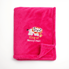 BRANDONN Newborn Baby Blanket & Swaddle Wrapper Gift Pack – Lion Design (0–12 Months, 1 Pc)