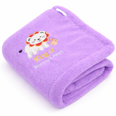 BRANDONN Baby Blanket Gift Set – Lion Crib Swaddle (0–12 Months, Pack of 1)