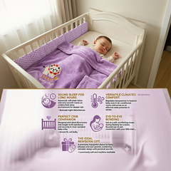 BRANDONN Newborn Baby Blanket & Swaddle Wrapper Gift Pack – Lion Design (0–12 Months, 1 Pc)