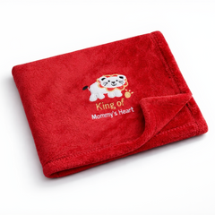 BRANDONN Newborn Baby Blanket & Swaddle Wrapper Gift Pack – Lion Design (0–12 Months, 1 Pc)