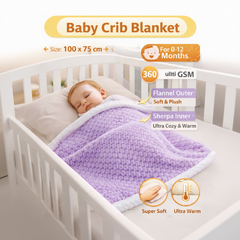 BRANDONN Newborn Baby Swaddle Blanket Gift Pack – Zigzag Design, 0–12 Months, 1 Pc