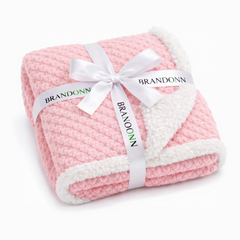 BRANDONN Newborn Baby Swaddle Blanket Gift Pack – Zigzag Design, 0–12 Months, 1 Pc
