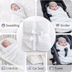 BRANDONN Newborn Baby Swaddle Blanket Gift Pack – Zigzag Design, 0–12 Months, 1 Pc