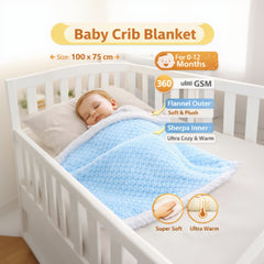 BRANDONN Newborn Baby Swaddle Blanket Gift Pack – Zigzag Design, 0–12 Months, 1 Pc