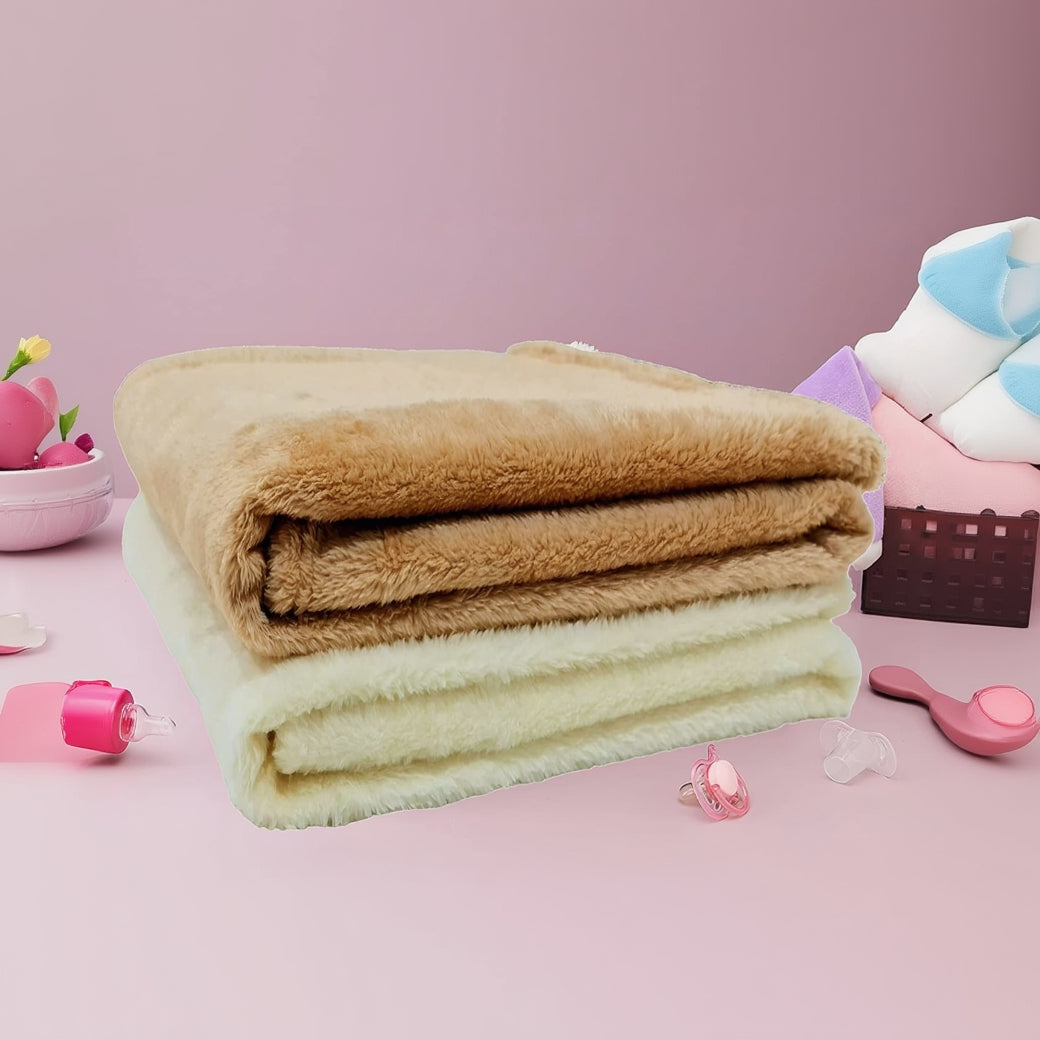 BRANDONN Baby Blankets New Born Pack of Crib Wrapping Sheet Pack of 1