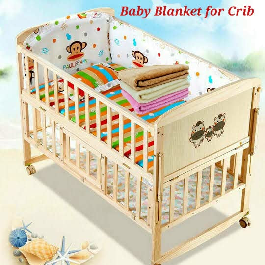 BRANDONN Baby Blankets New Born Pack of Crib Wrapping Sheet Pack of 1