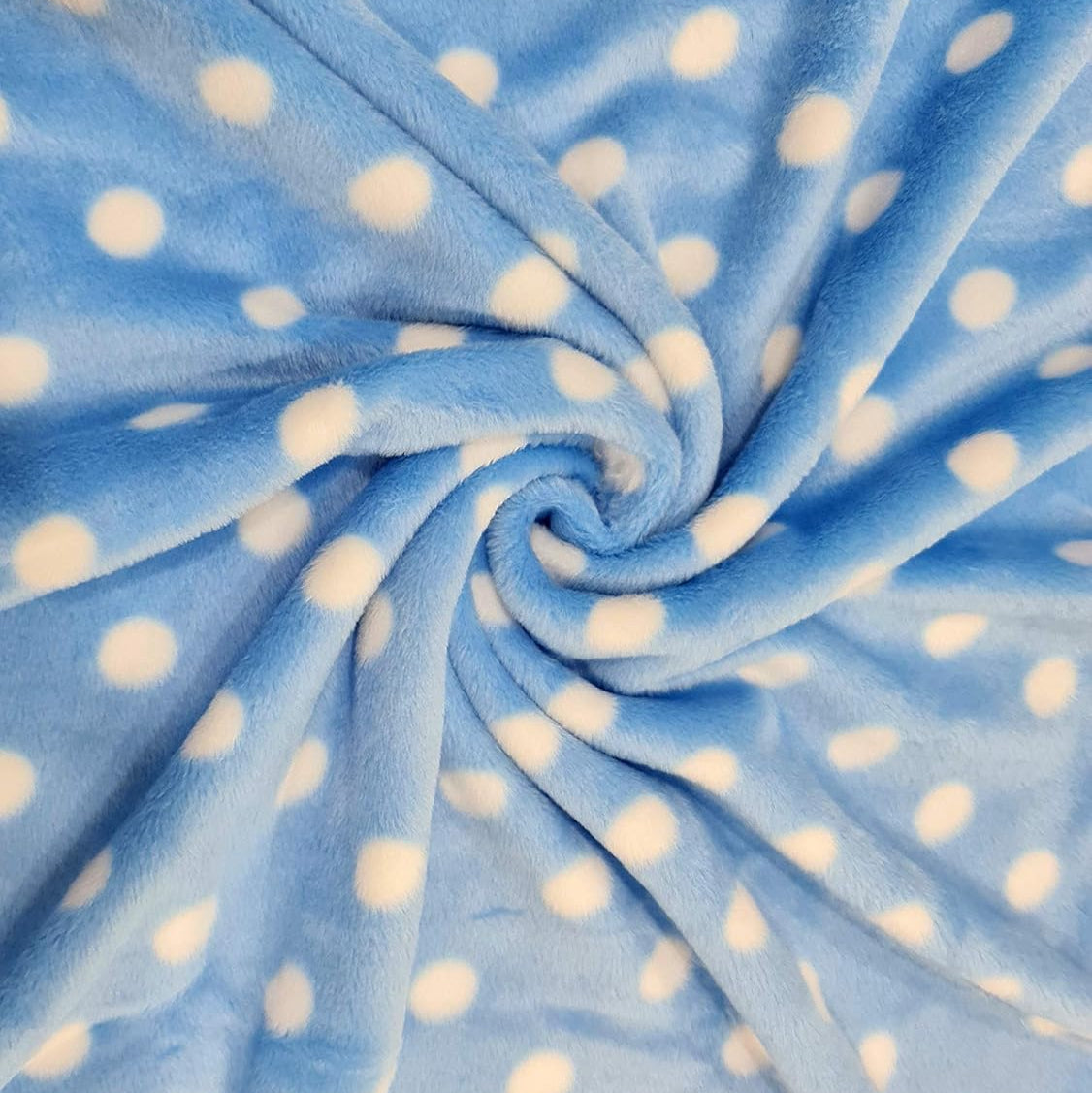 BRANDONN Newborn Ultrasoft Double Layered Polka Printed Wrapper Cum Baby Blanket for Babies