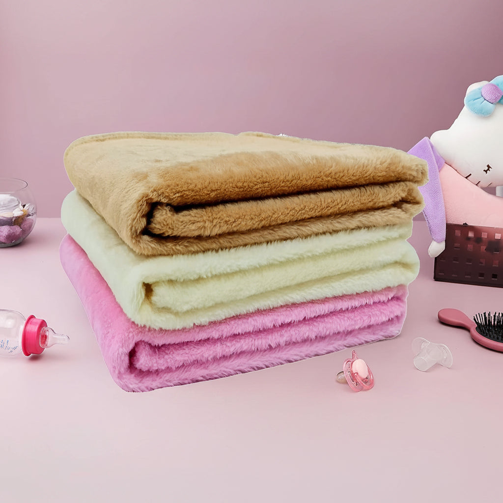 BRANDONN Baby Blankets New Born Pack of Crib Wrapping Sheet Pack of 1