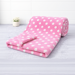 BRANDONN Newborn Baby Swaddle Blanket Gift Pack – Polka Print, Pack of 3 & Pack of 2 (0–12 Months)