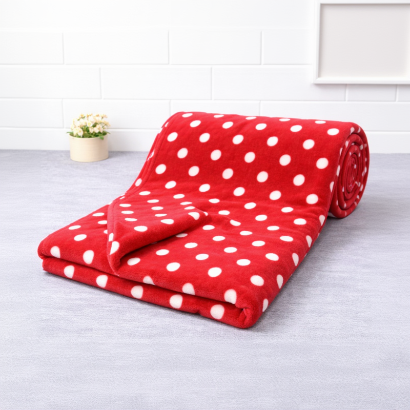 BRANDONN Newborn Baby Swaddle Blanket Gift Pack – Polka Print, Pack of 3 & Pack of 2 (0–12 Months)