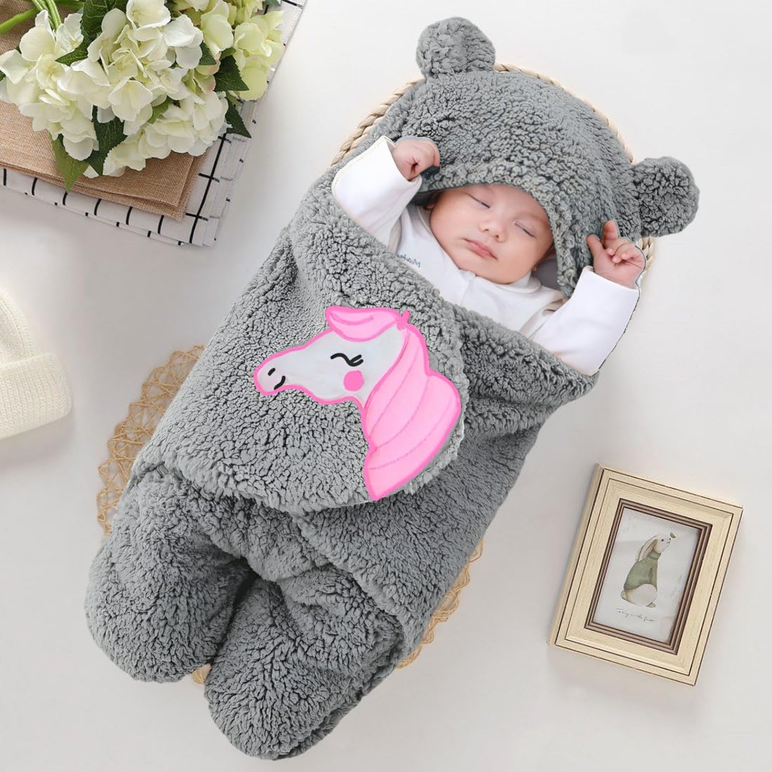 BRANDONN Newborn Baby Gift Set Combo Pack of Bedding Set for Boys and Girl Pack of 3 Pcs.