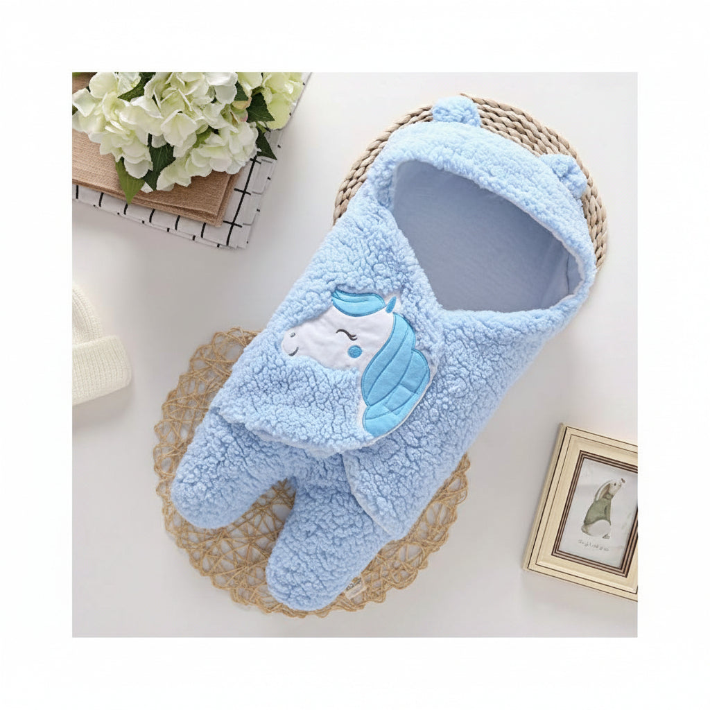 First Kick Baby Blanket Newborn Gift Pack of Swaddle Wrapper, 0-9 Months, Length 68 cm x Width 68 cm