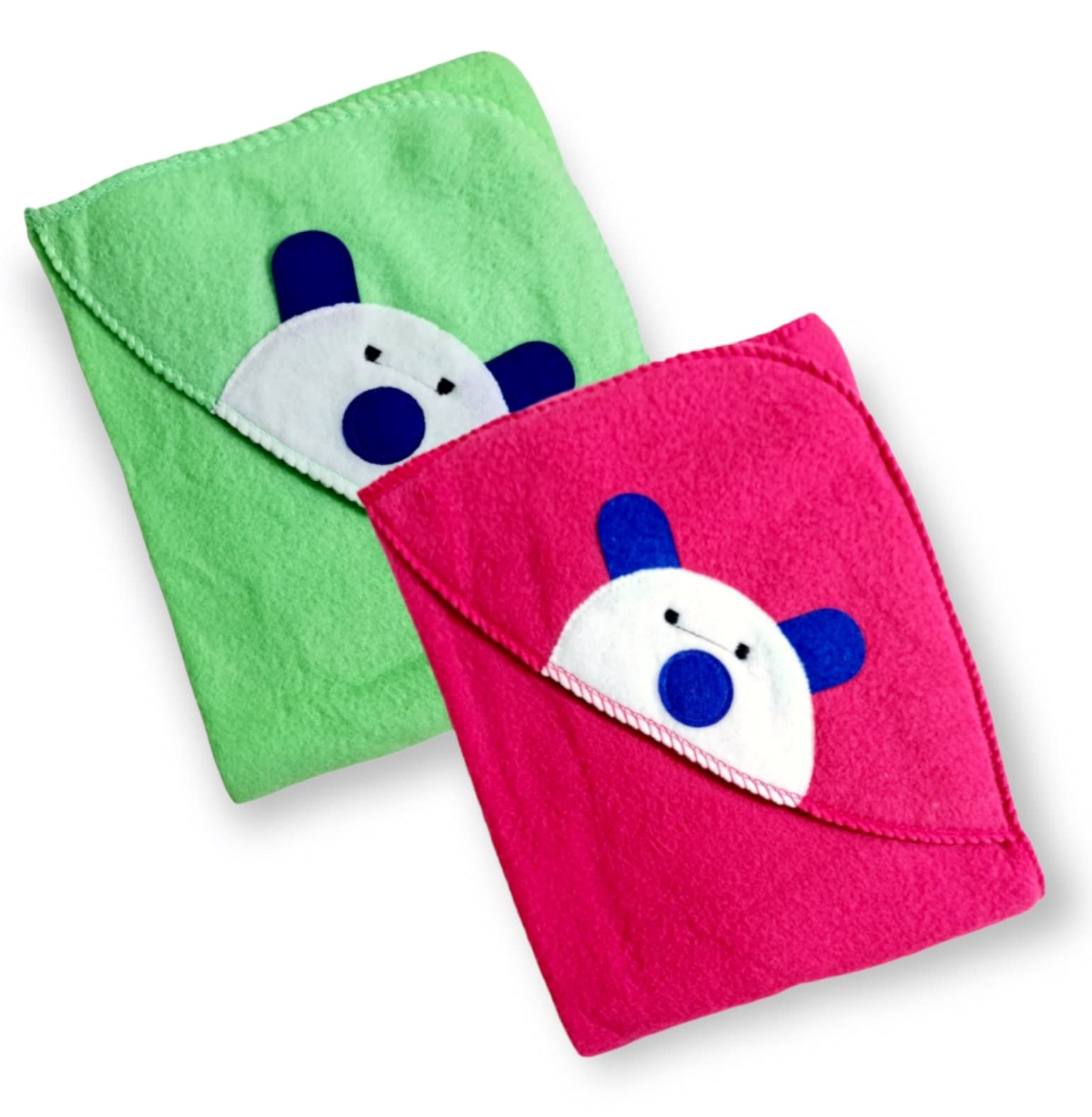 First Kick Baby Blankets Newborn Combo Pack of Rainbow A/C Blanket for Baby Wrapper for Baby Boys and Baby Girls, Pack of 2 Blue Orange
