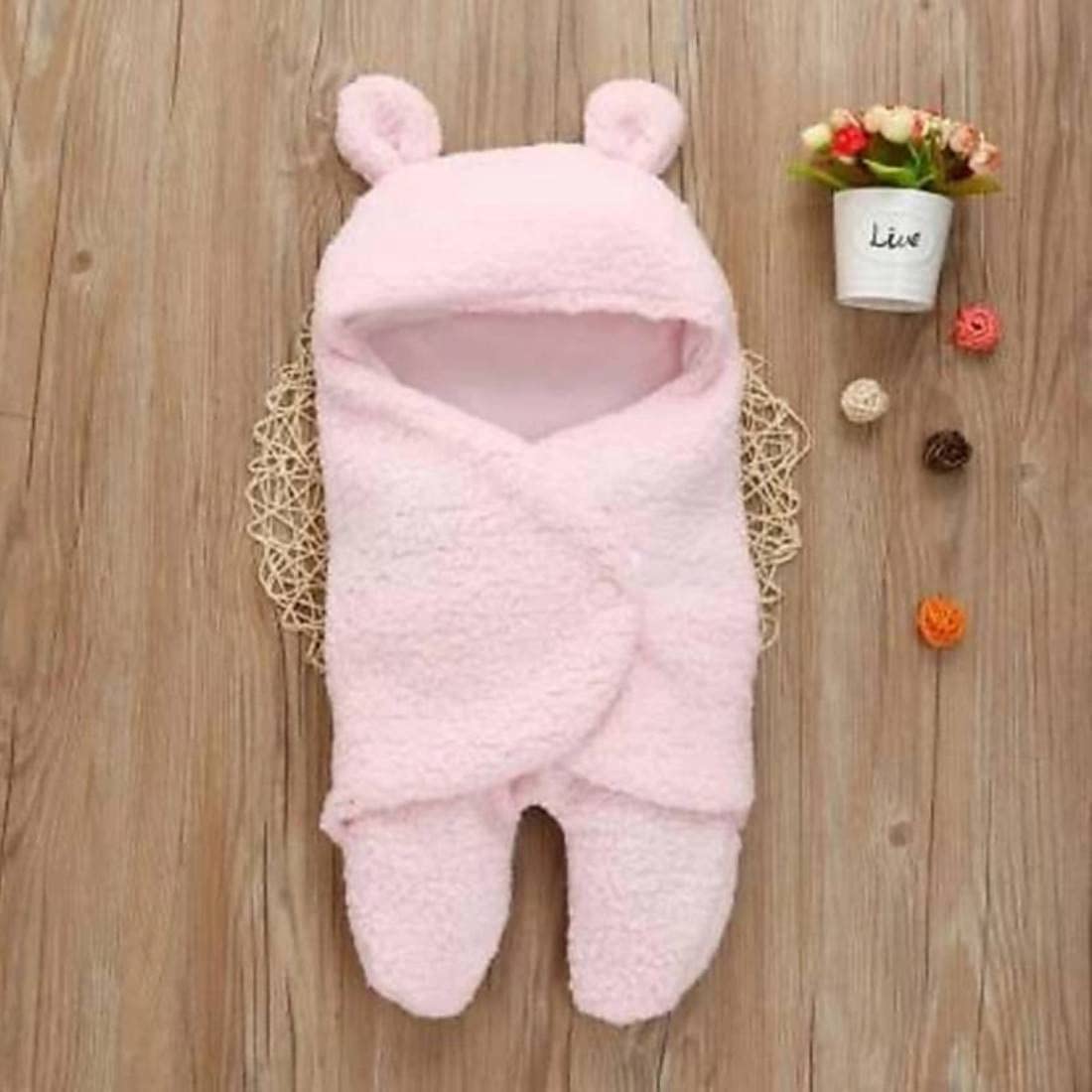 BRANDONN Combo Of New Born Baby Blanket, Pillow, Bibs, Bottle Cover, Cap, Mitten And Socks For Baby Boys And Baby Girls(Starts0-12 Months) Pack Of 10 Units,Assorted