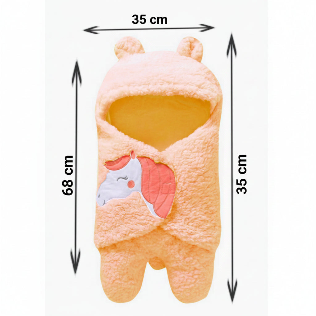 First Kick Baby Blanket Newborn Gift Pack of Swaddle Wrapper, 0-9 Months, Length 68 cm x Width 68 cm