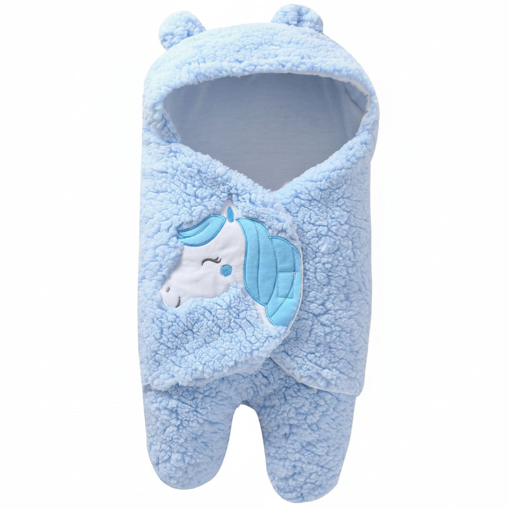 First Kick Baby Blanket Newborn Gift Pack of Swaddle Wrapper, 0-9 Months, Length 68 cm x Width 68 cm
