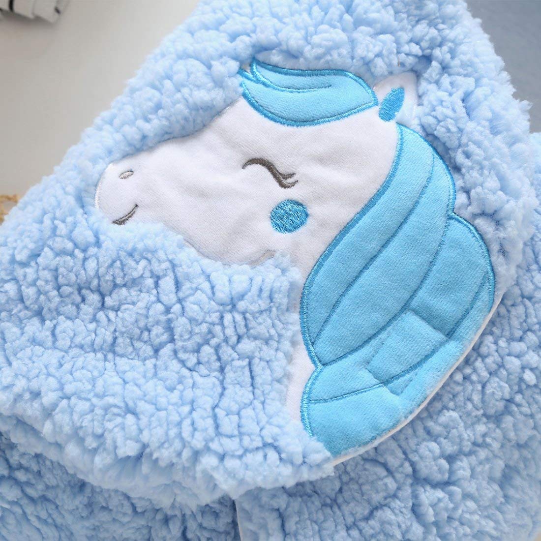 First Kick Baby Blanket Newborn Gift Pack of Swaddle Wrapper, 0-9 Months, Length 68 cm x Width 68 cm