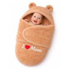 BRANDONN Hooded Baby Blanket & Bath Towel for Newborn (0–9 Months)