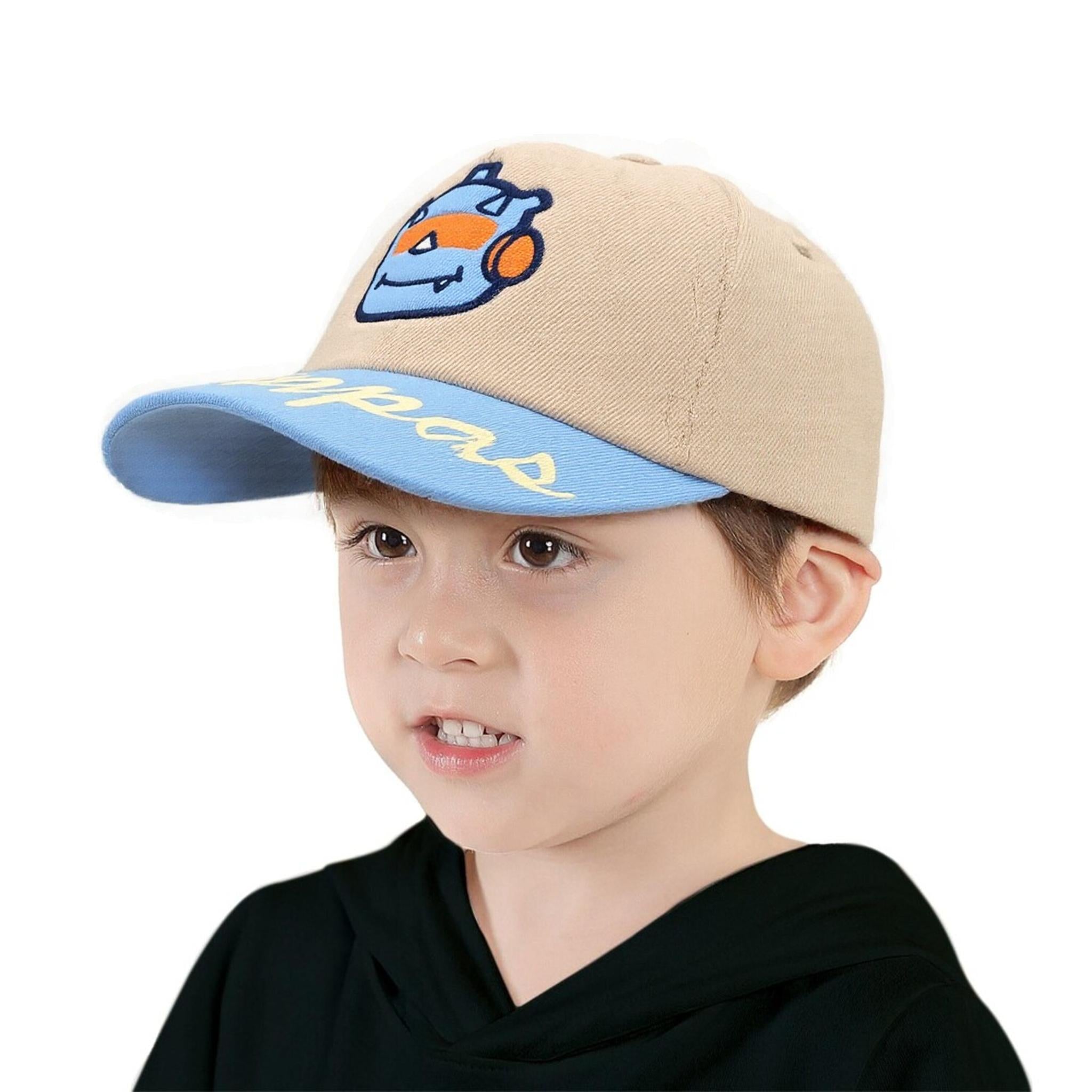 BRANDONN Cartoon Print Kids Cap for Boys & Girls (6–14 Years)