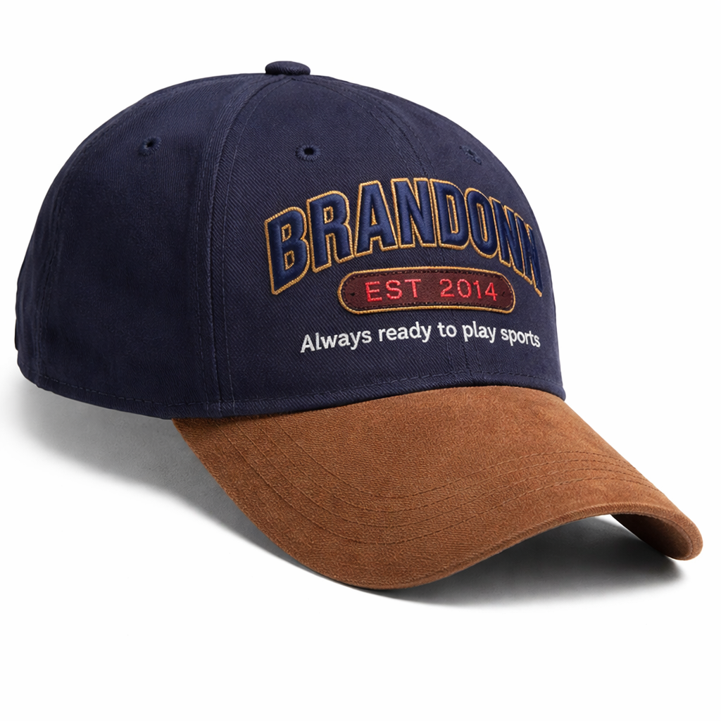 BRANDONN Unisex Casual Cotton Sports Cap with Breathable Design & Sun Protection
