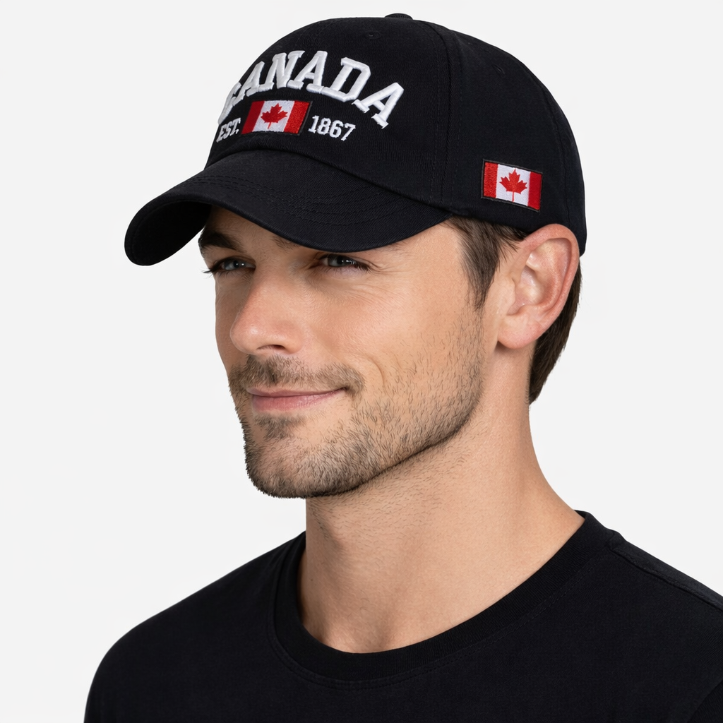BRANDONN Unisex Casual Cotton Sports Cap with Breathable Design & Sun Protection