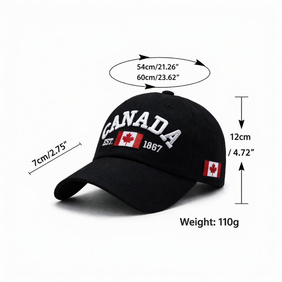 BRANDONN Unisex Casual Cotton Sports Cap with Breathable Design & Sun Protection