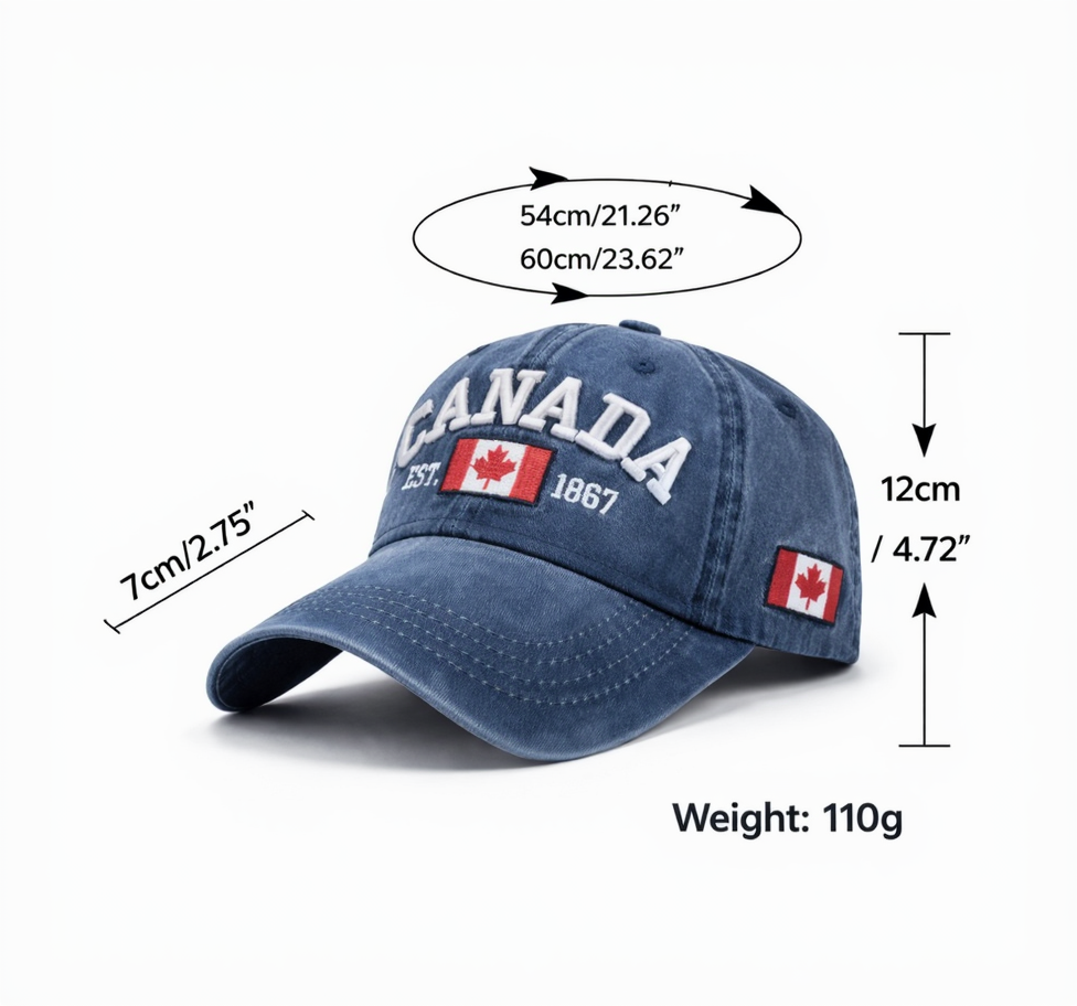 BRANDONN Unisex Casual Cotton Sports Cap with Breathable Design & Sun Protection