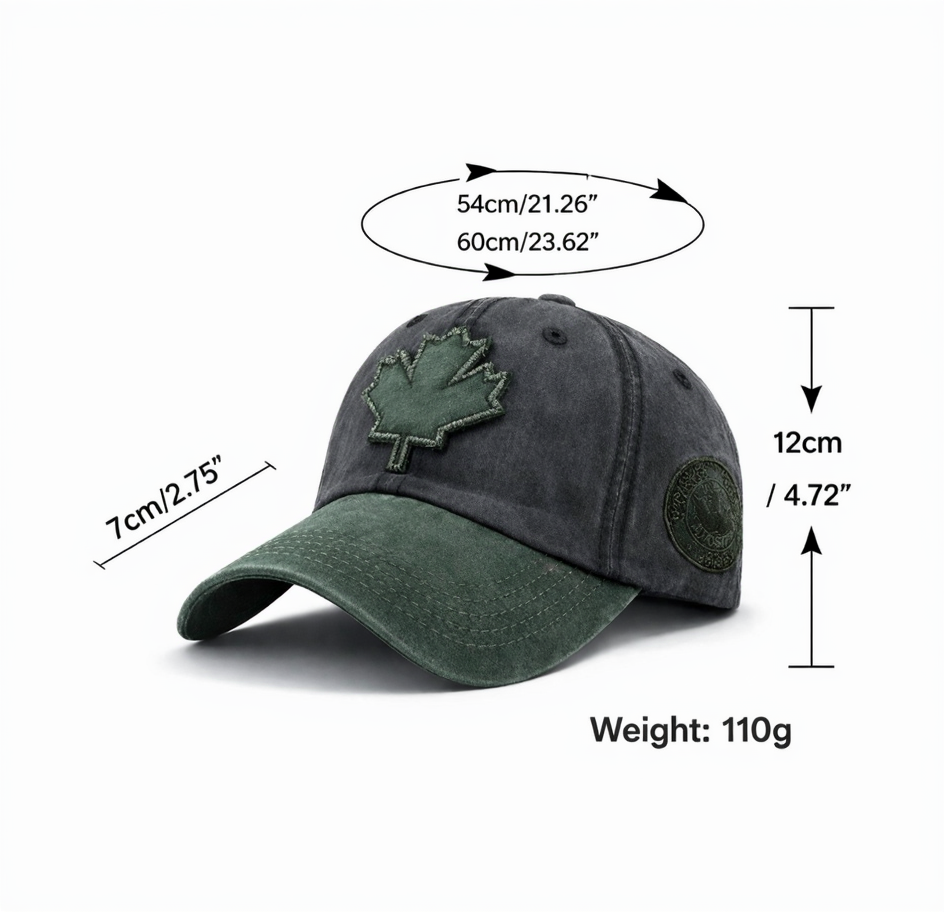 BRANDONN Unisex Casual Cotton Sports Cap with Breathable Design & Sun Protection