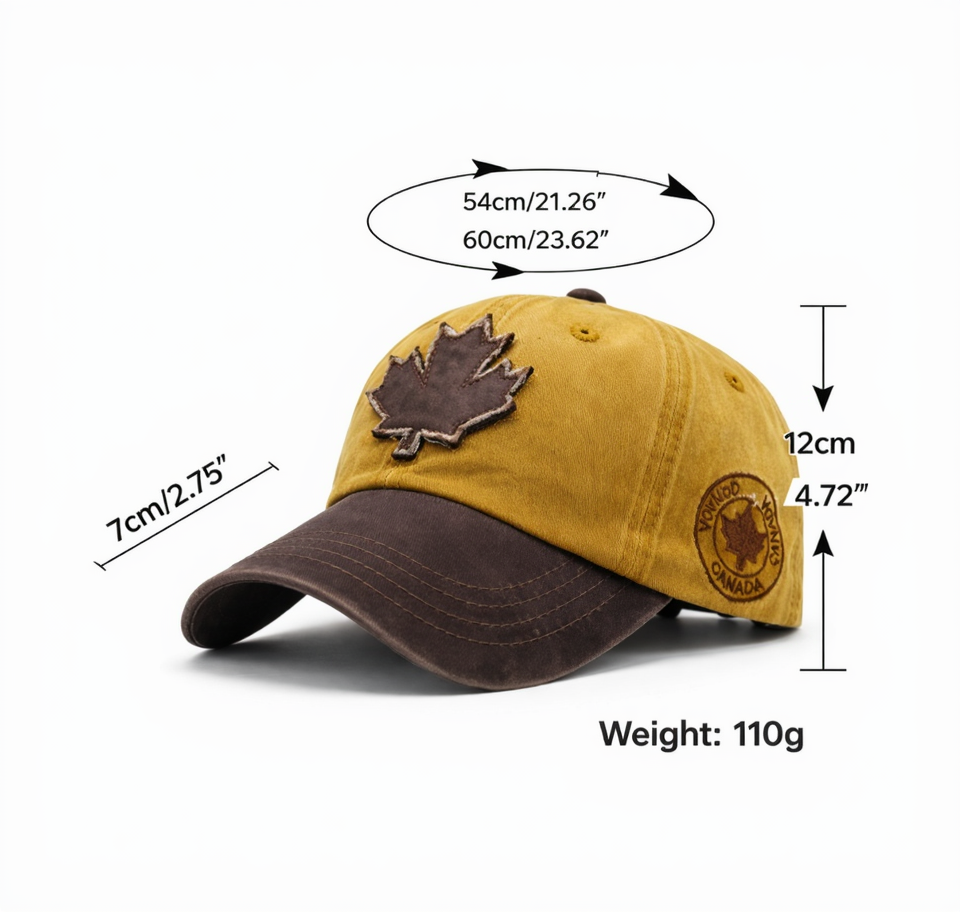 BRANDONN Unisex Casual Cotton Sports Cap with Breathable Design & Sun Protection
